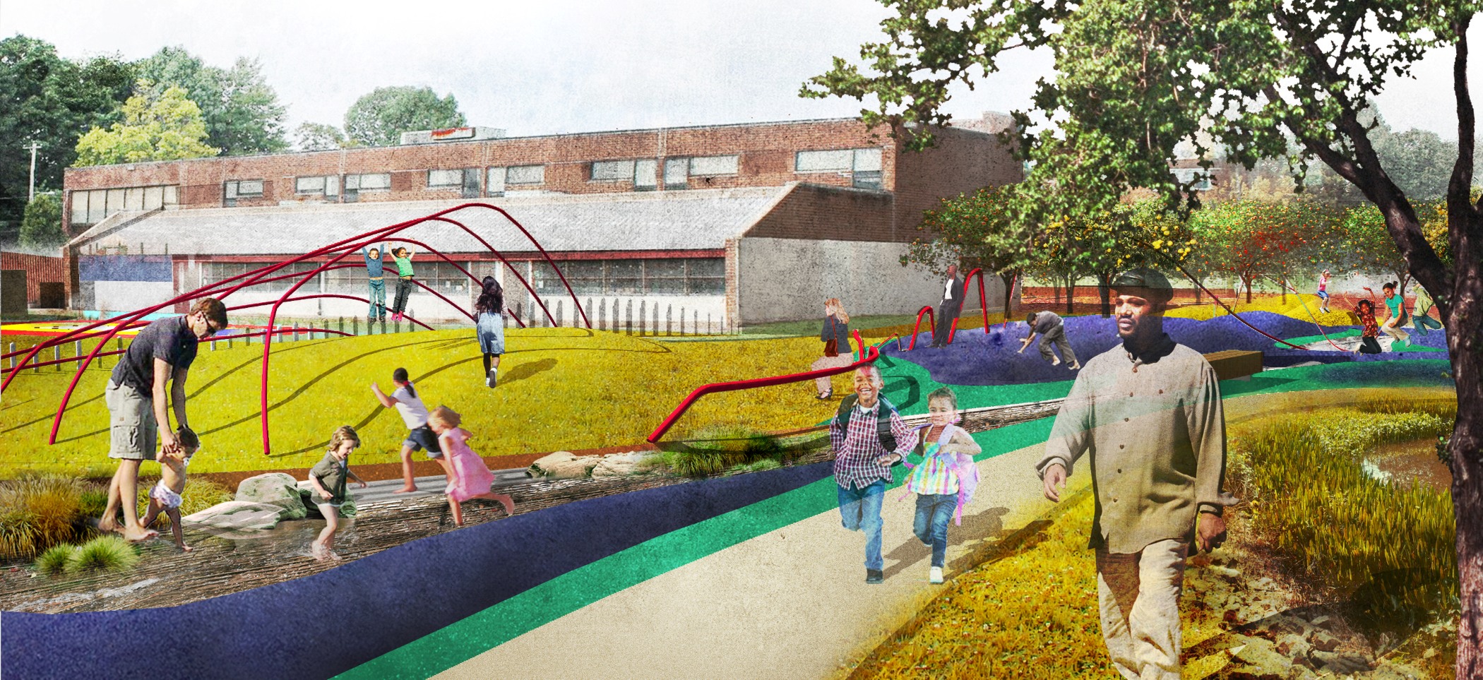 Embrace Past |Present | Future  – Play Space Design at Haverford Bright Future