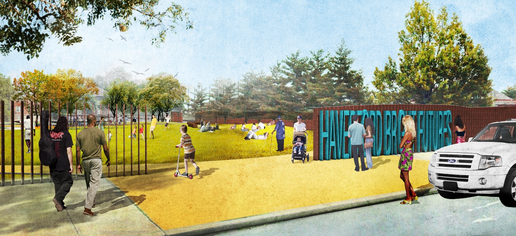 Embrace Past |Present | Future  – Play Space Design at Haverford Bright Future